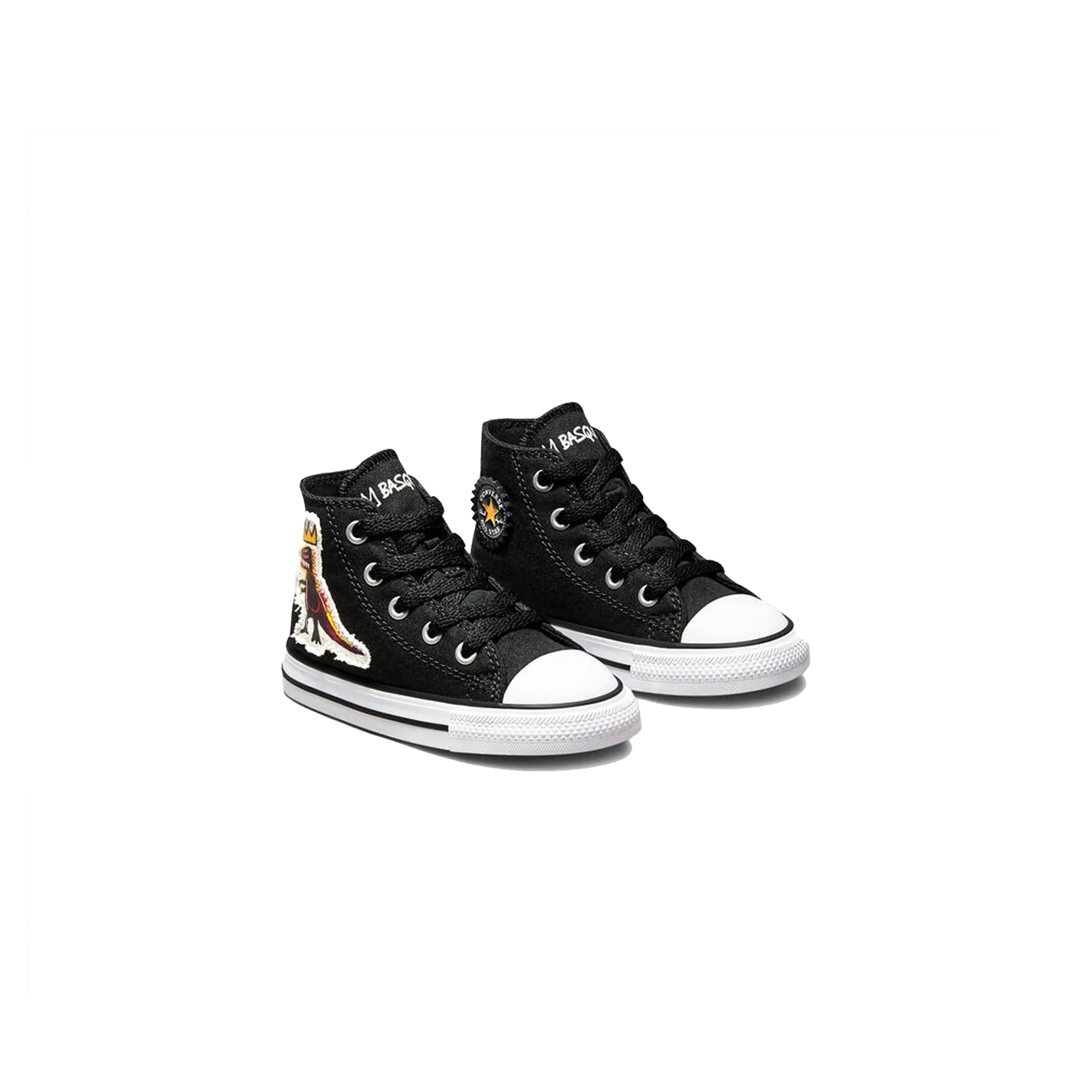 Converse Infants Ctas Hi Shoes 'Blk/Wht/Yel'