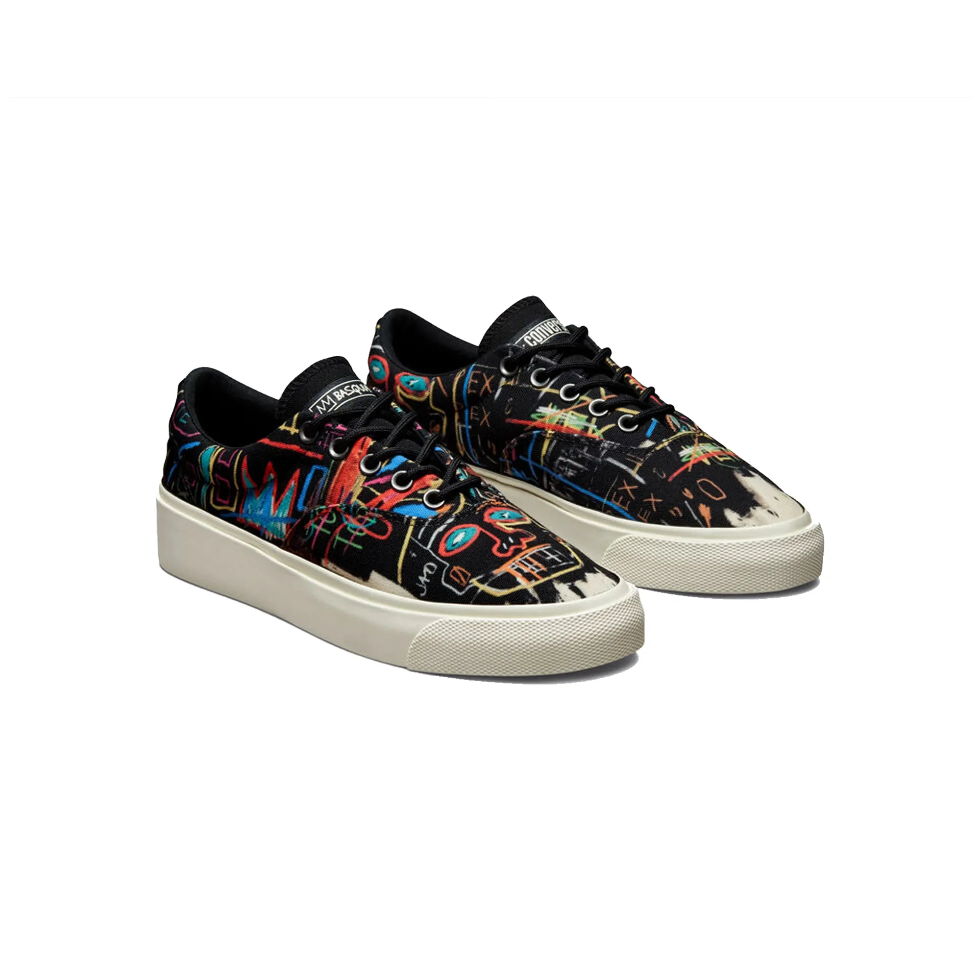 Converse Mens Skid Grip Ox Shoes 'Blk/Multi'