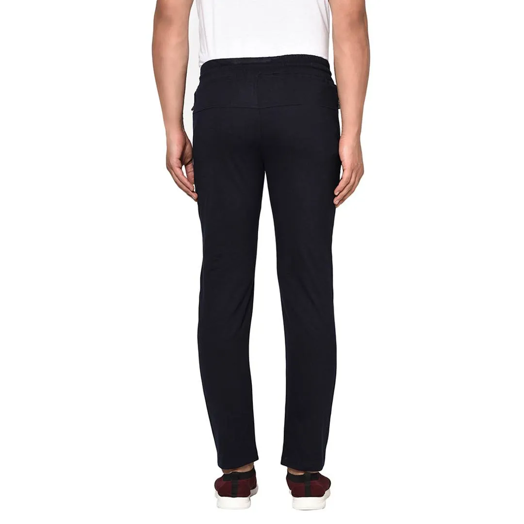 Cotton Blend Dark Navy Track Pant/Pyjama For Men