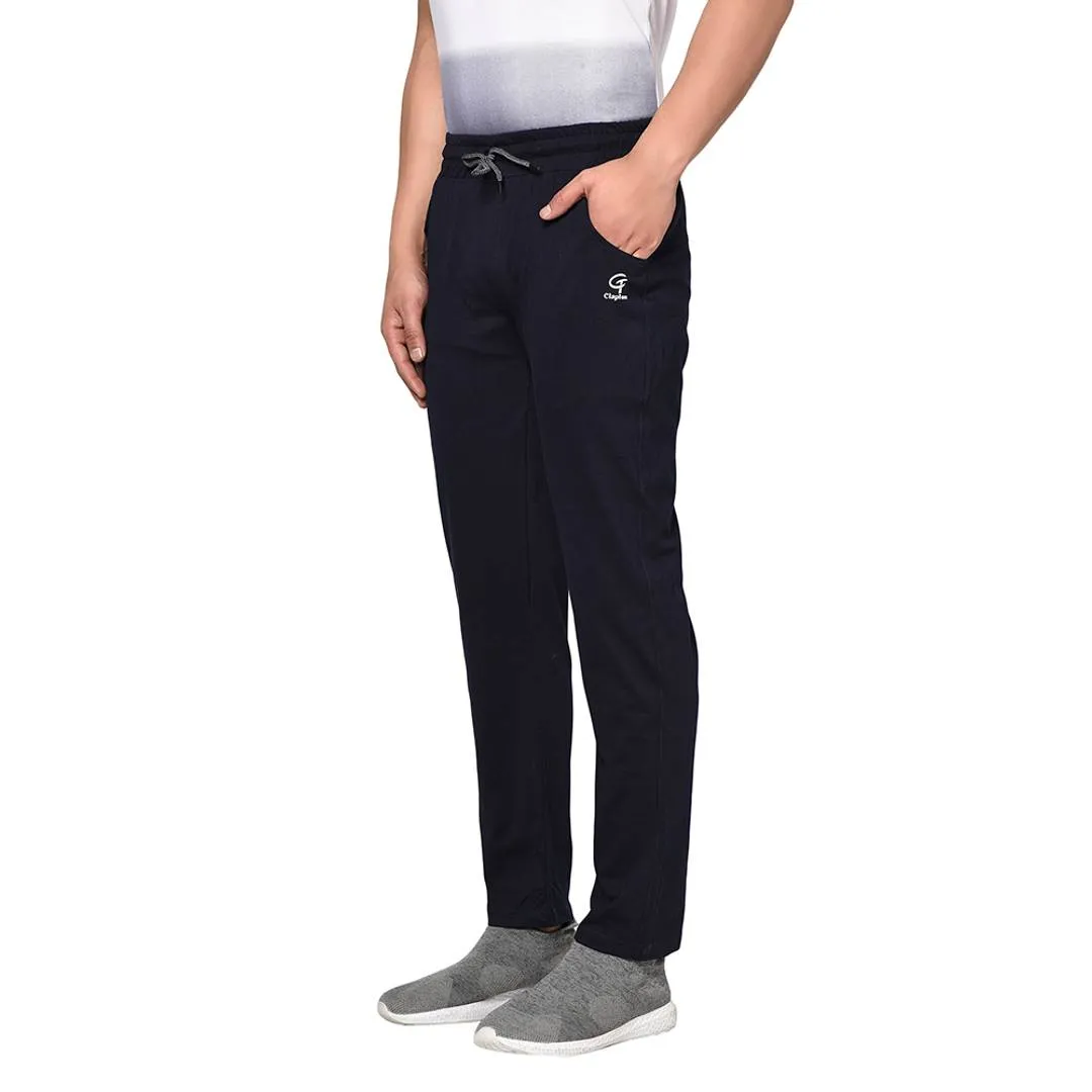 Cotton Blend Navy Blue Track Pant/Pyjama For Men