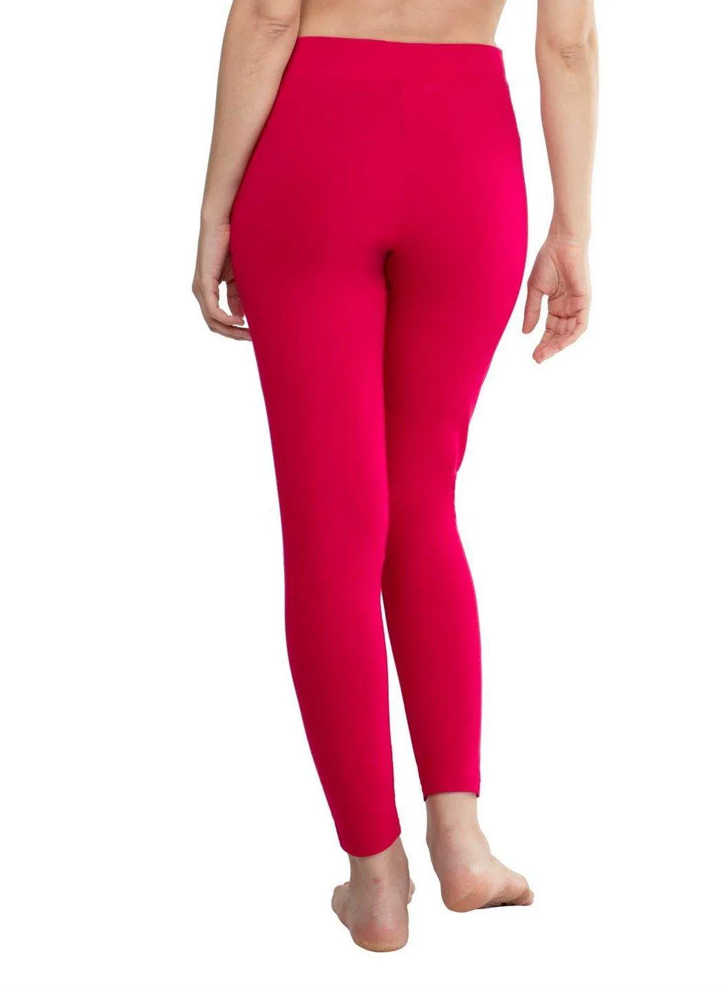 Cotton Pink Gym Wear Tights Yoga Pants With Pockets