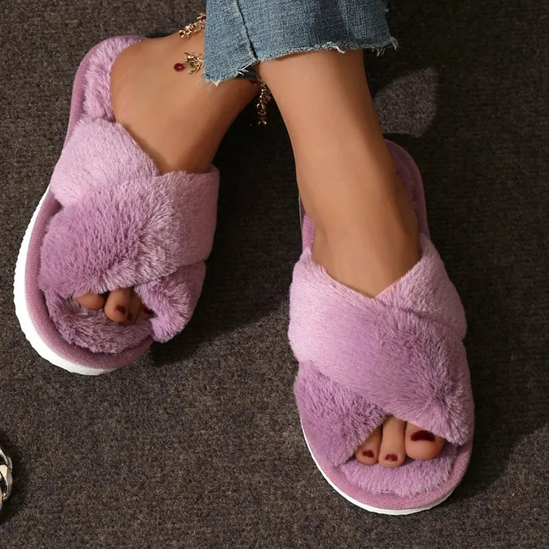 CrissCross Band Slippers