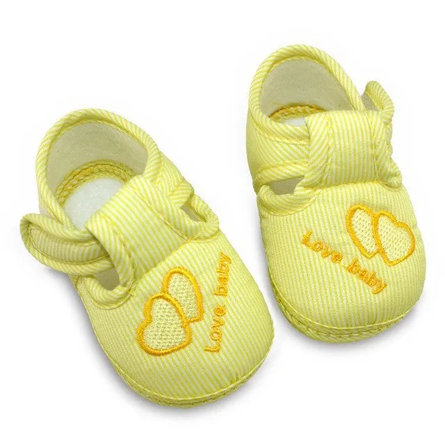 Cute Lovely Baby Shoes Toddler First Walkers Cotton Soft Sole Skid-proof Kids infant Shoes