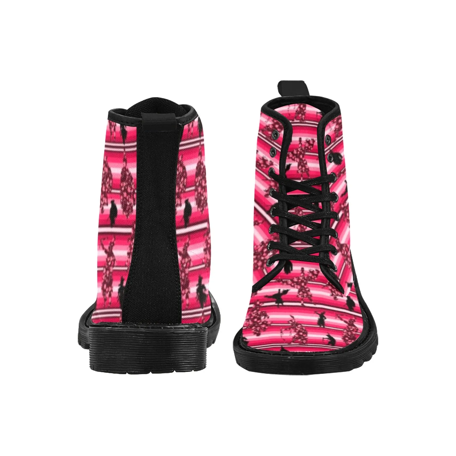 Dancers Floral Amour Boots for Men (Black)