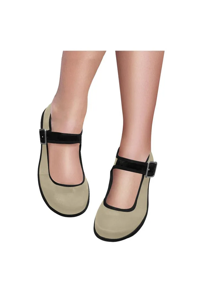 Desert Sands Mila Satin Women's Mary Jane Shoes (Model 4808)