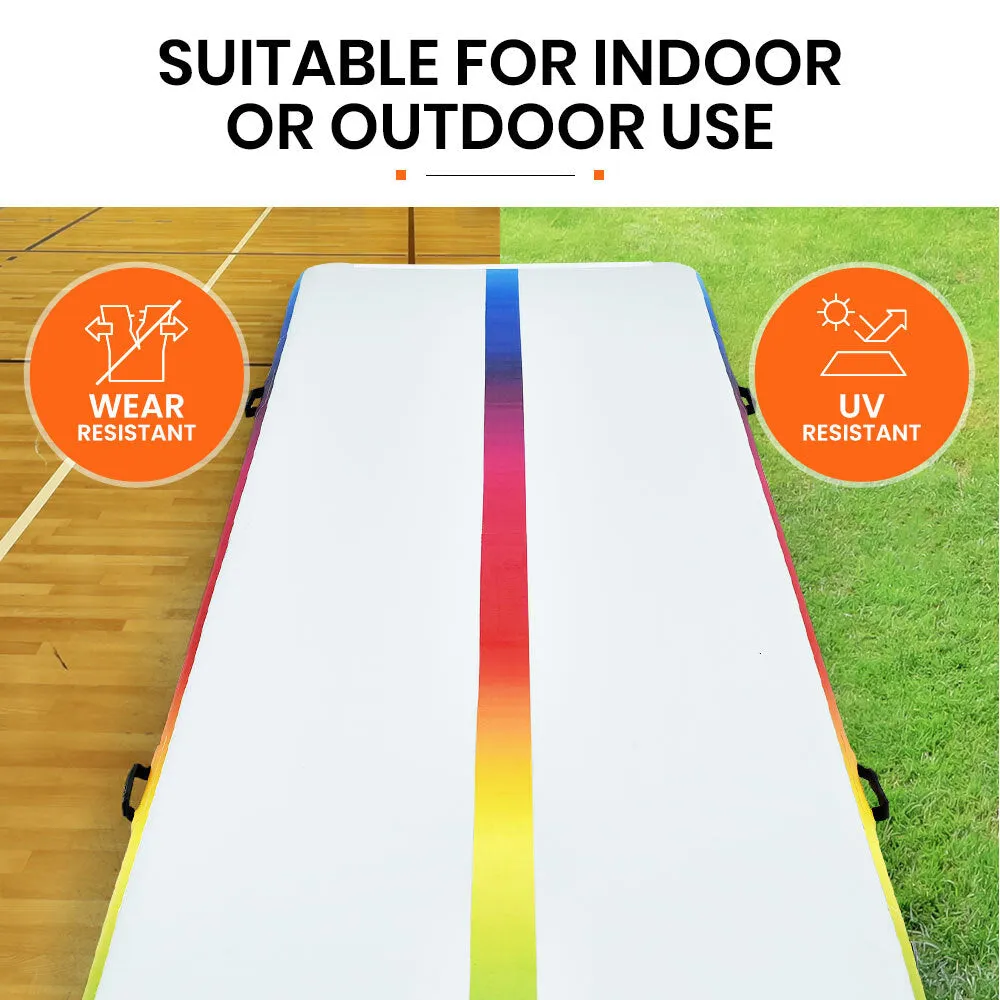 Durable Inflatable Air Track 6x2M Gymnastics Mat - Proflex