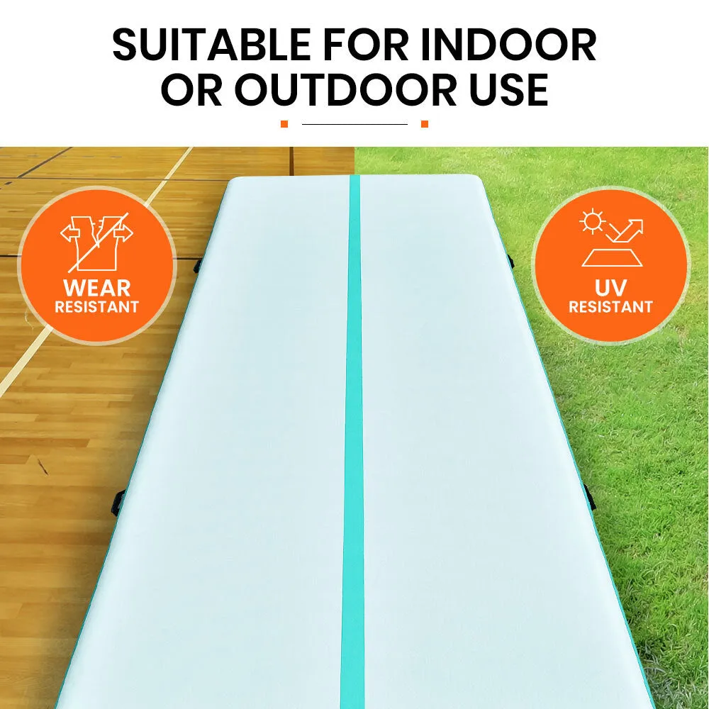 Durable Inflatable Air Track Mat for Gymnastics, 8m - Proflex