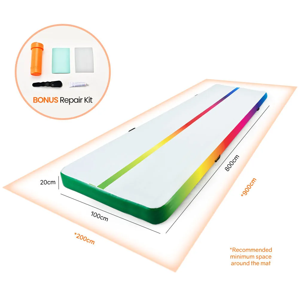 Durable Inflatable Gymnastics Air Track with Pump - Proflex