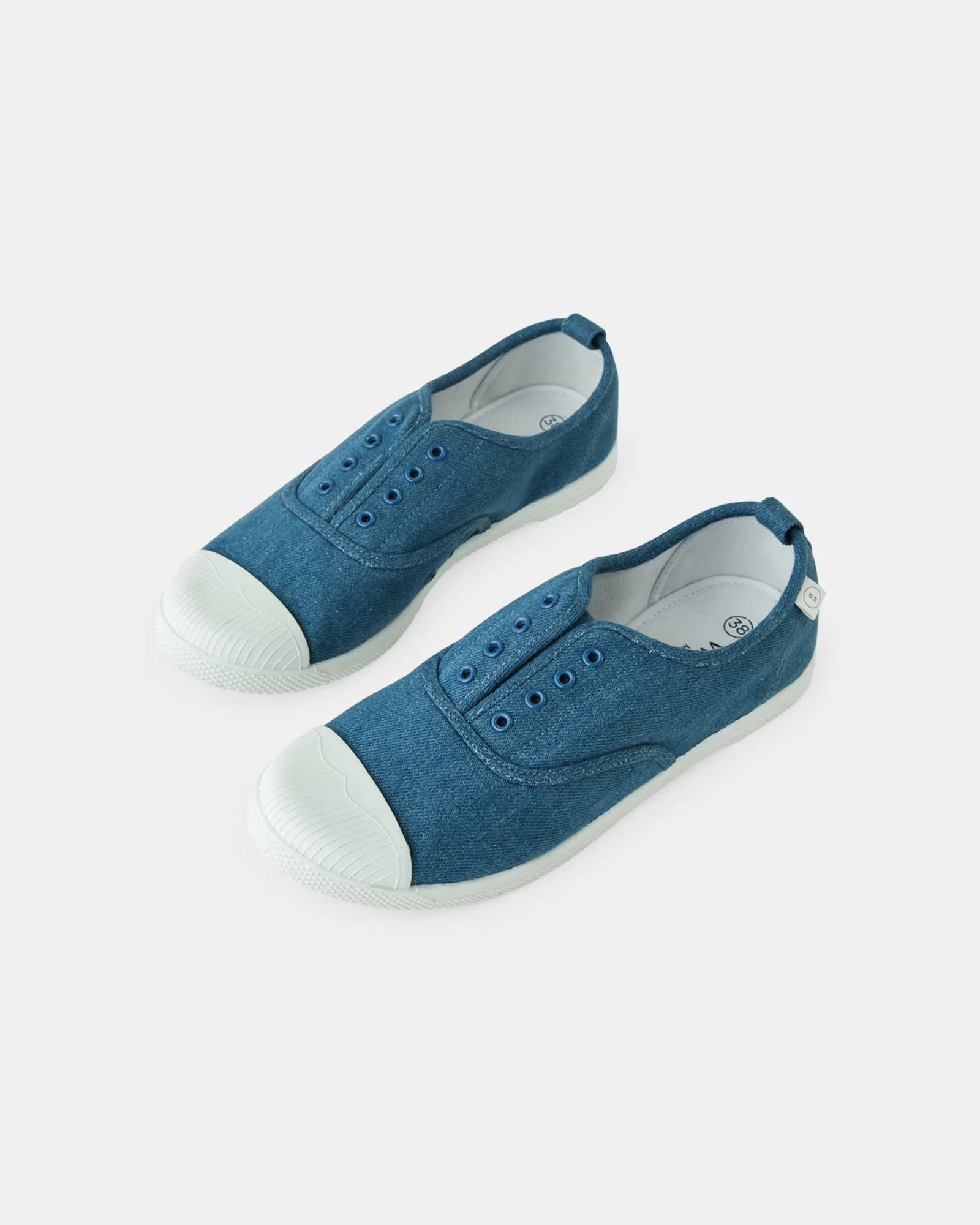 Euro Canvas Plimsole - Denim