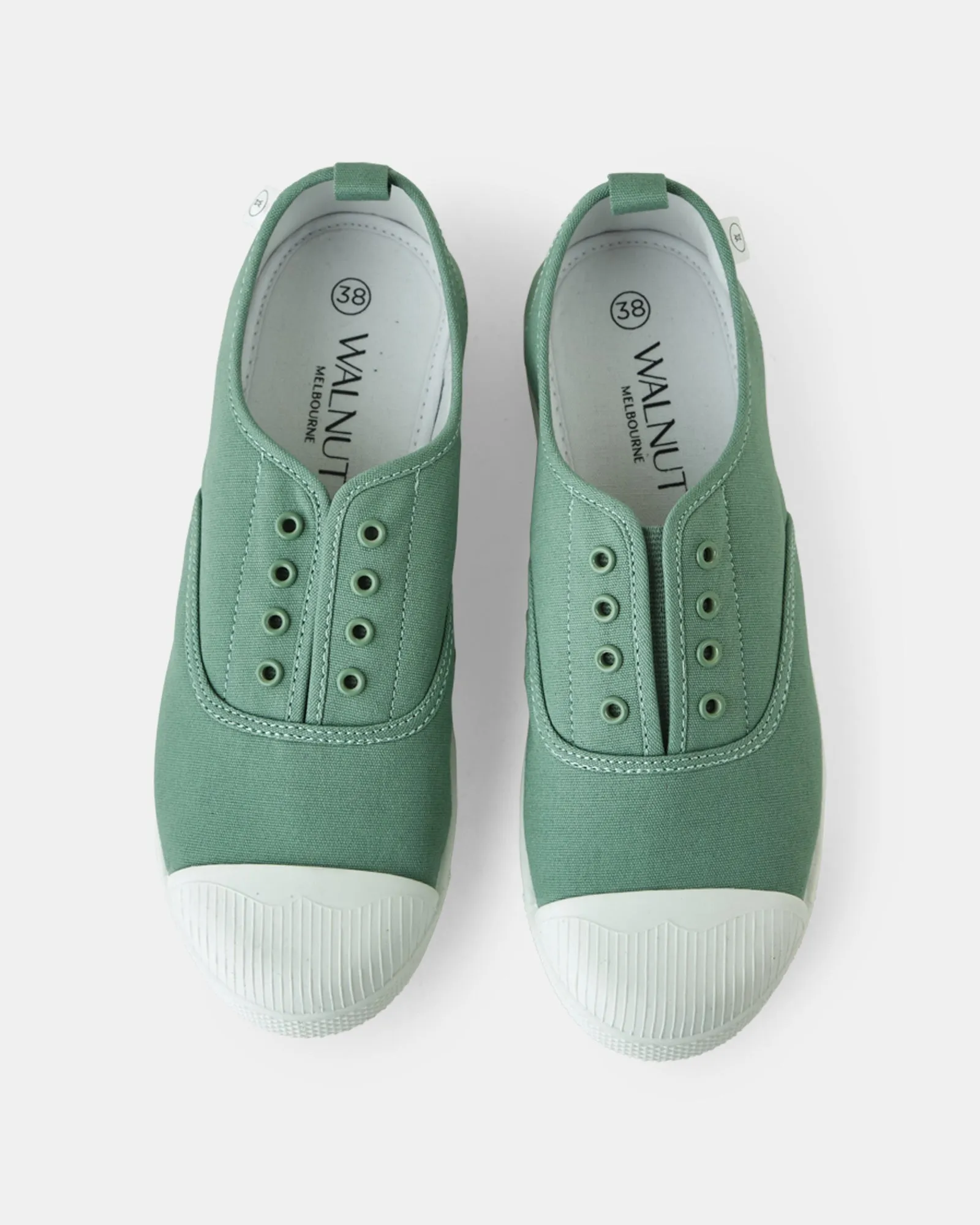 Euro Canvas Plimsole - Sage