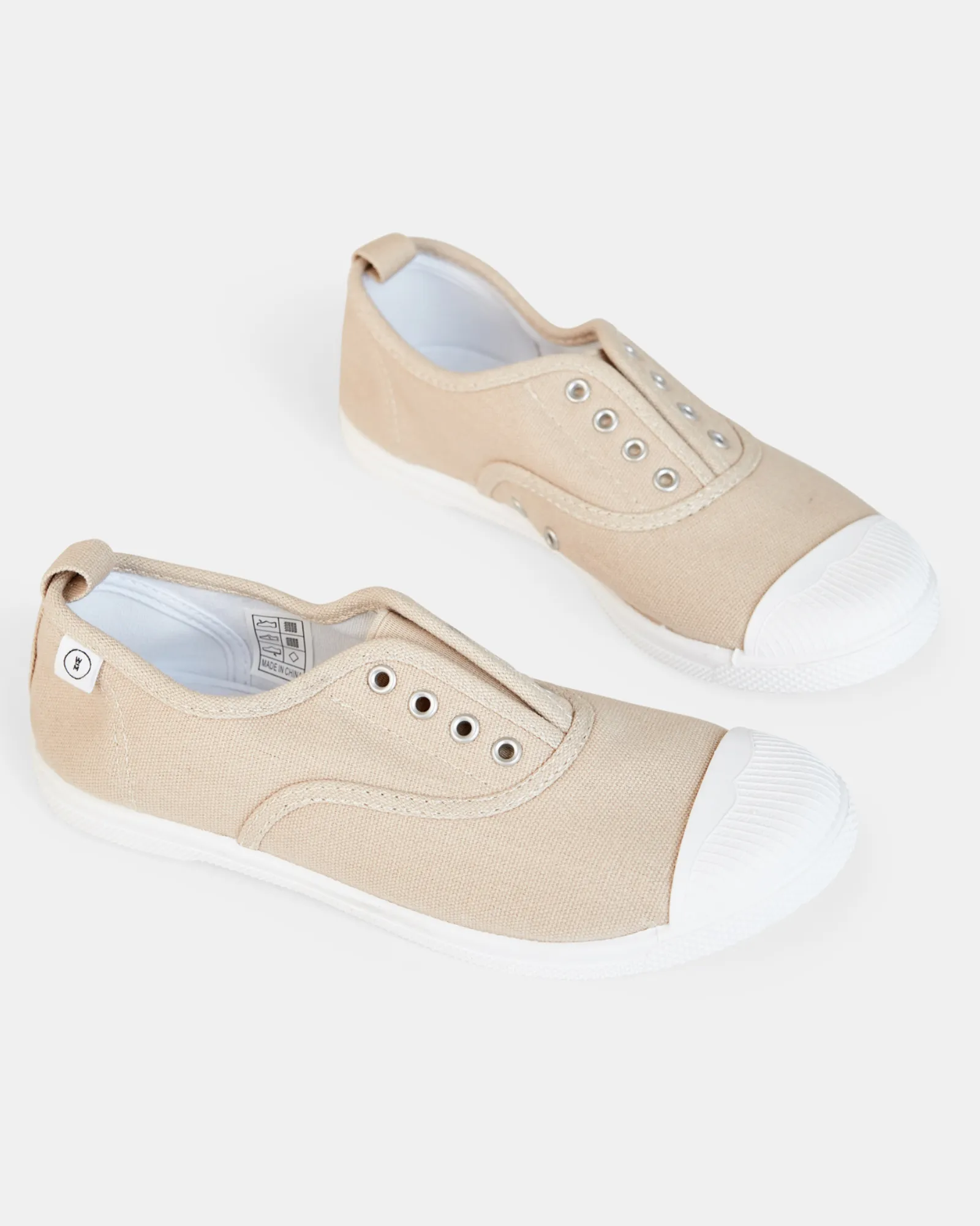 Euro Canvas Plimsole - Sand