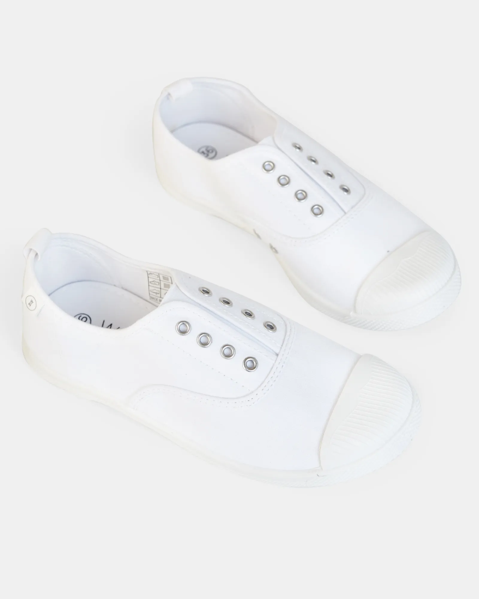 Euro Canvas Plimsole - White