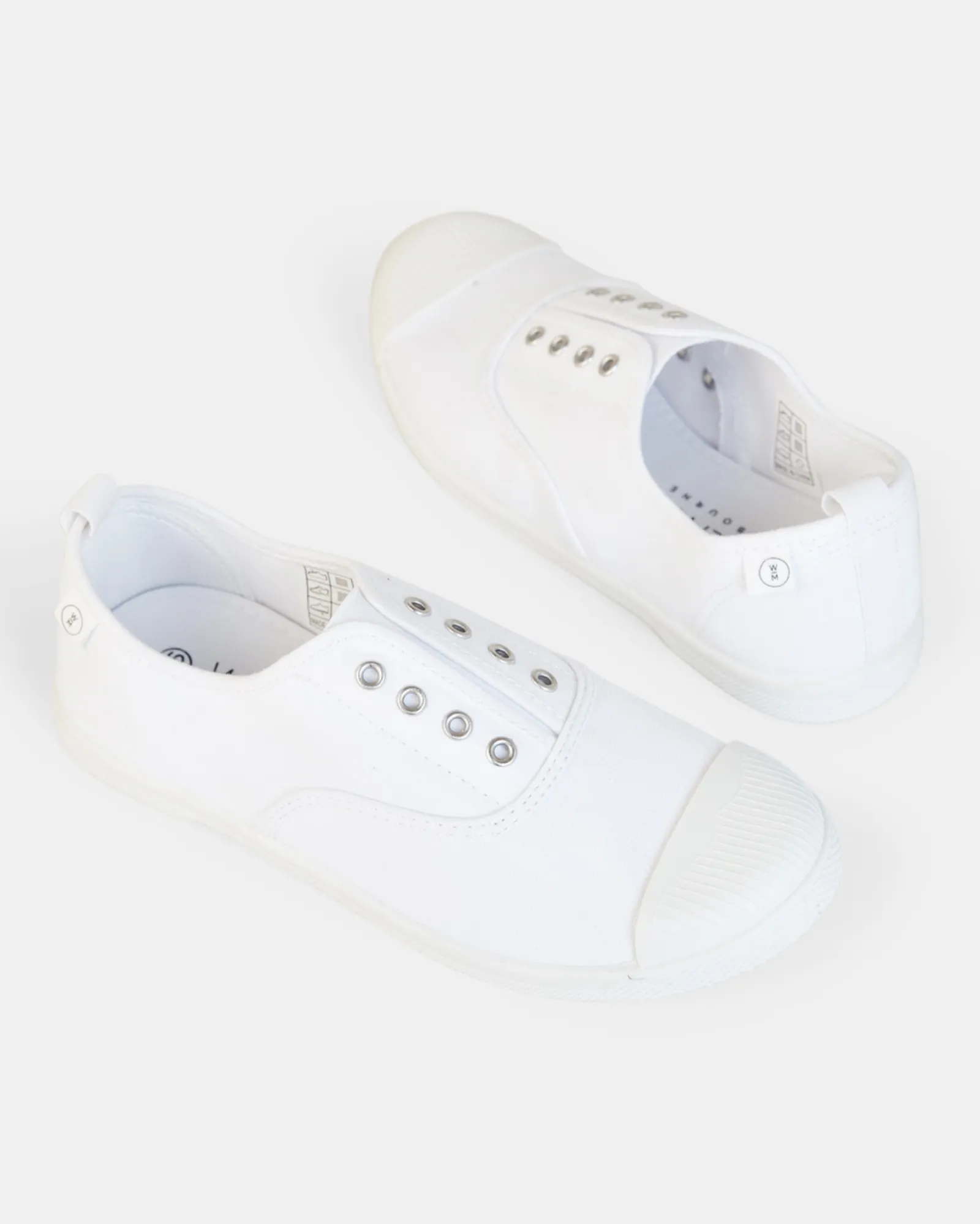 Euro Canvas Plimsole - White