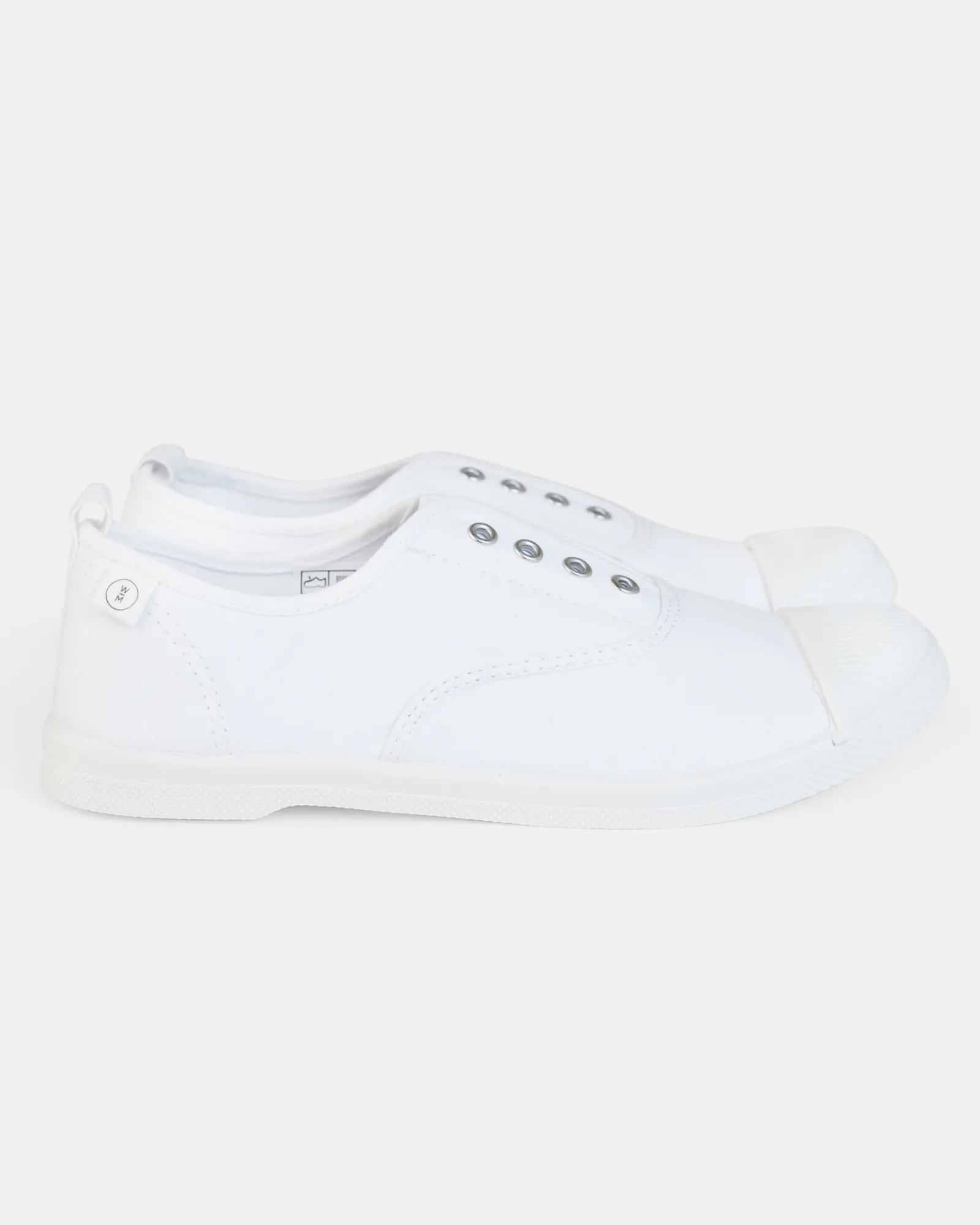 Euro Canvas Plimsole - White