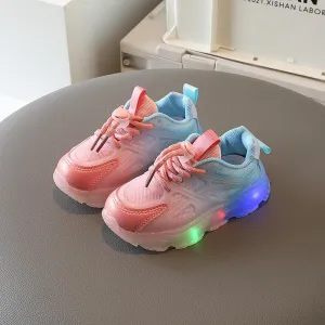 Fashion Personality Light Up Children's Shoes Male