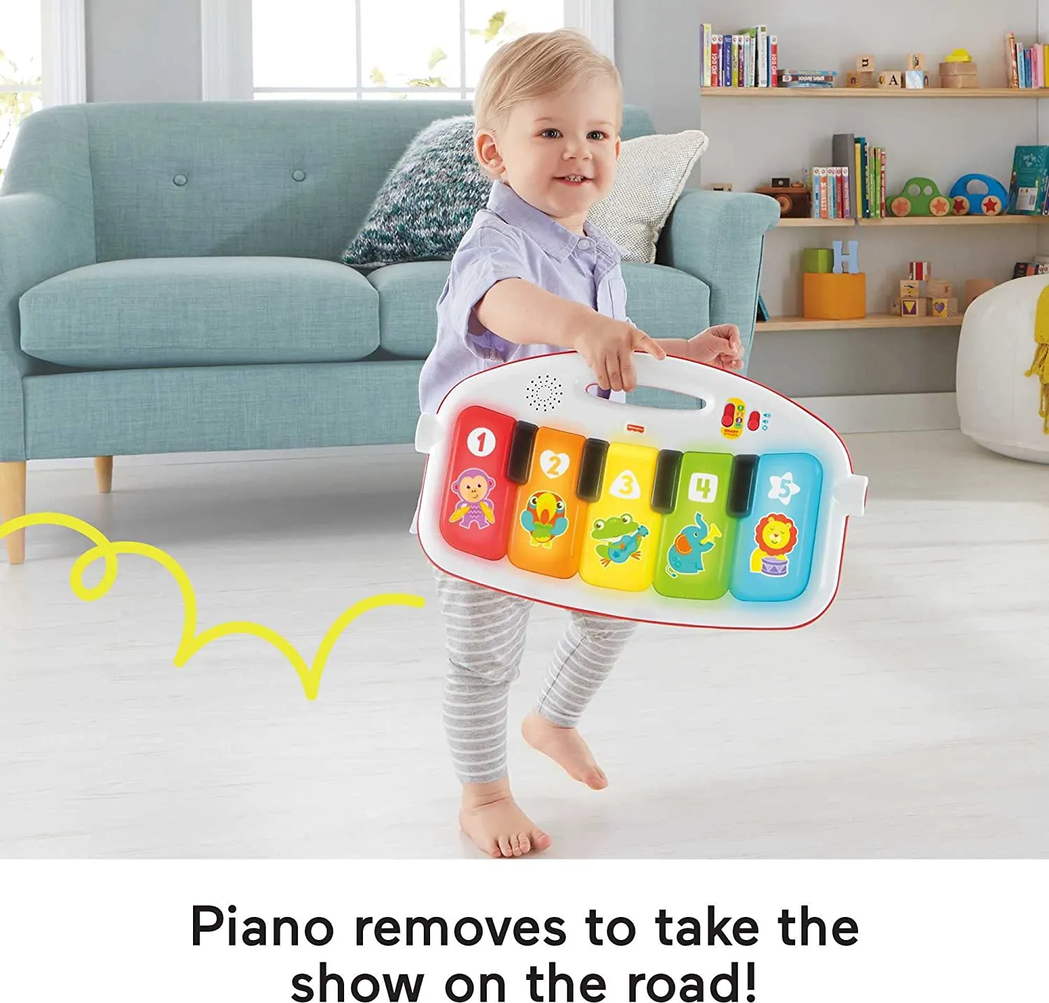 Fisher-Price Deluxe Kick & Play Piano Gym 0m 