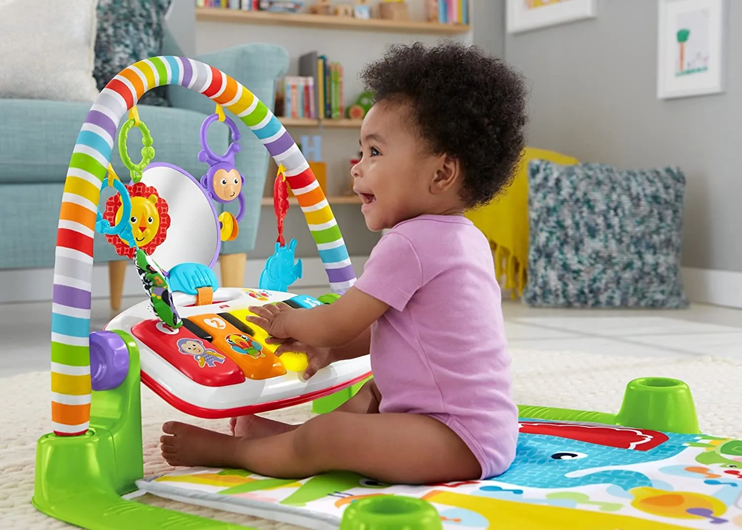 Fisher-Price Deluxe Kick 'n Play Piano Gym