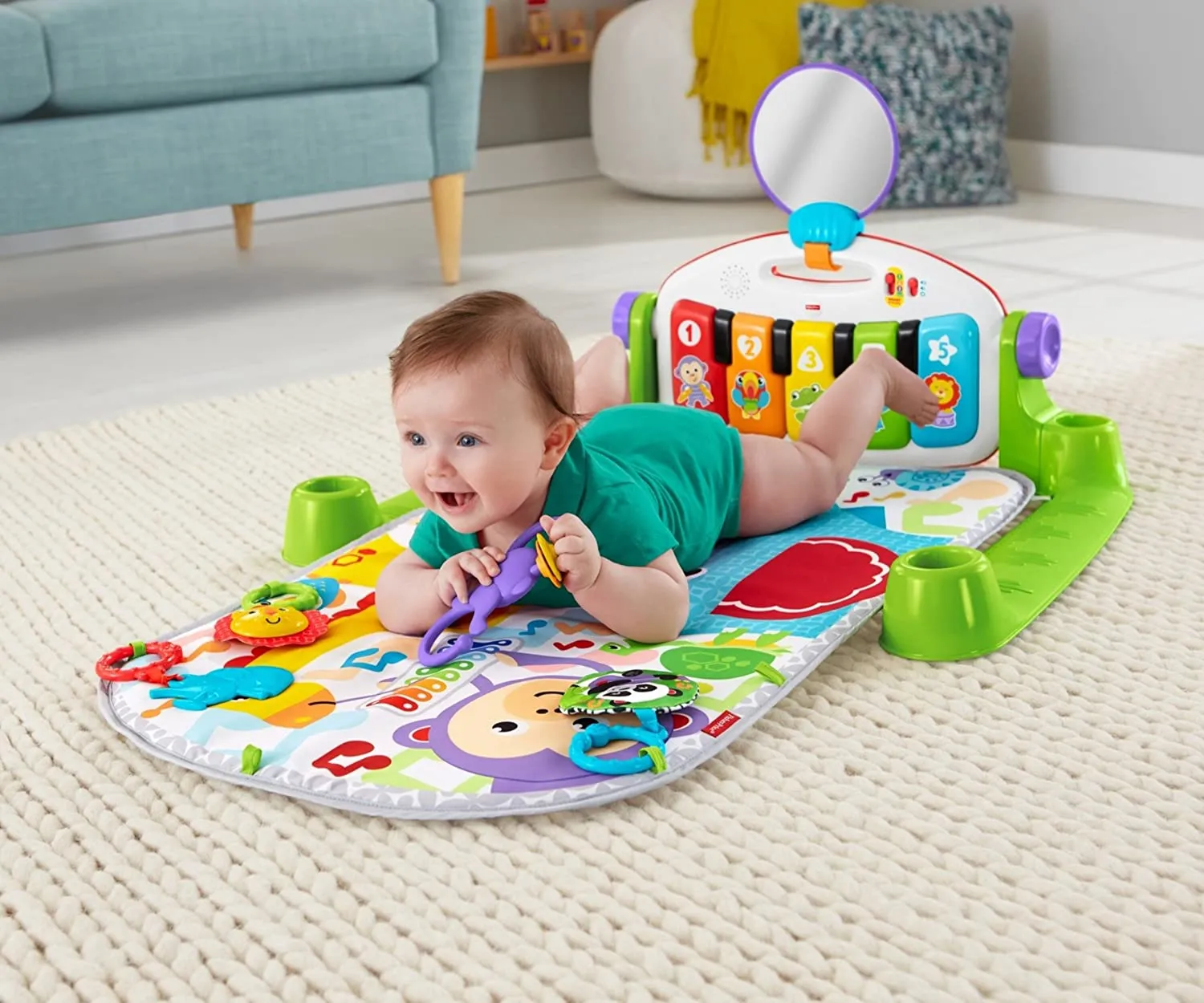 Fisher-Price Deluxe Kick 'n Play Piano Gym