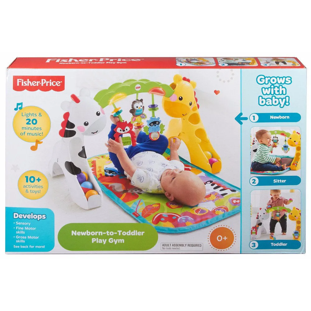 Fisher-Price Newborn-to-Toddler Play Gym, Rainforest