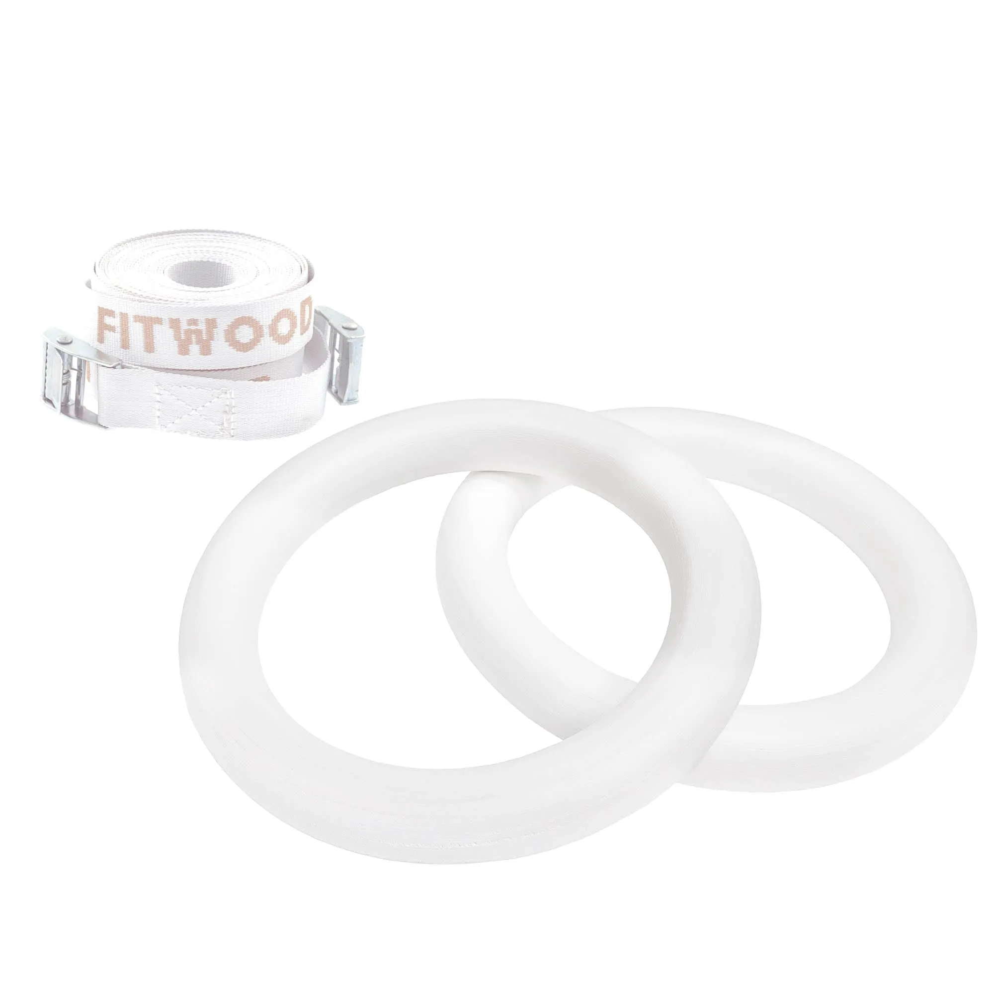 FitWood ULPU Mini Gym Rings White