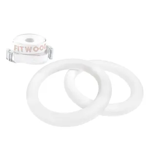 FitWood ULPU Mini Gym Rings White