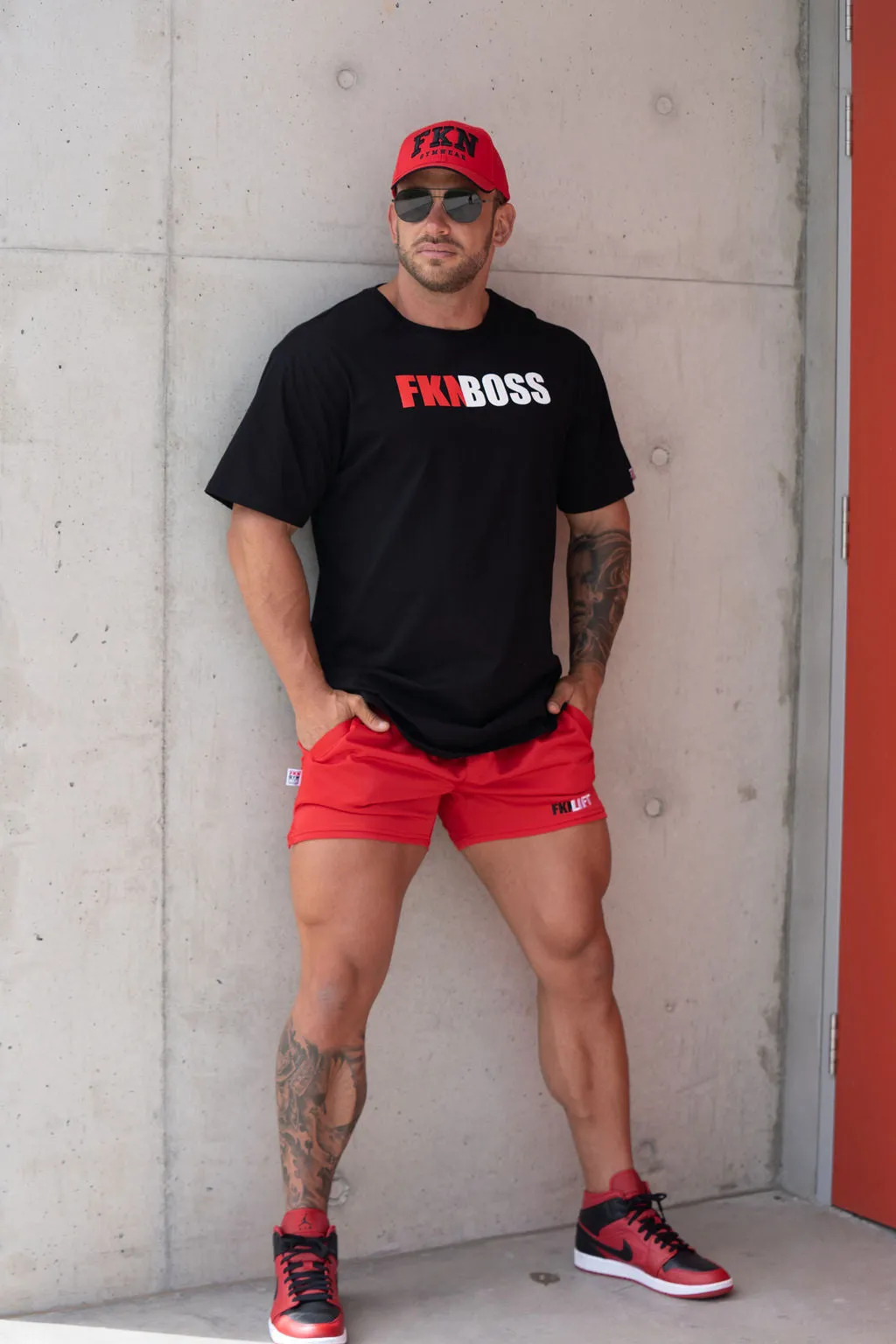 FKNBOSS | Men's Gym T-Shirt | Black