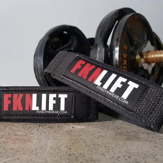 FKNLIFT Gym Lifting Straps | Red