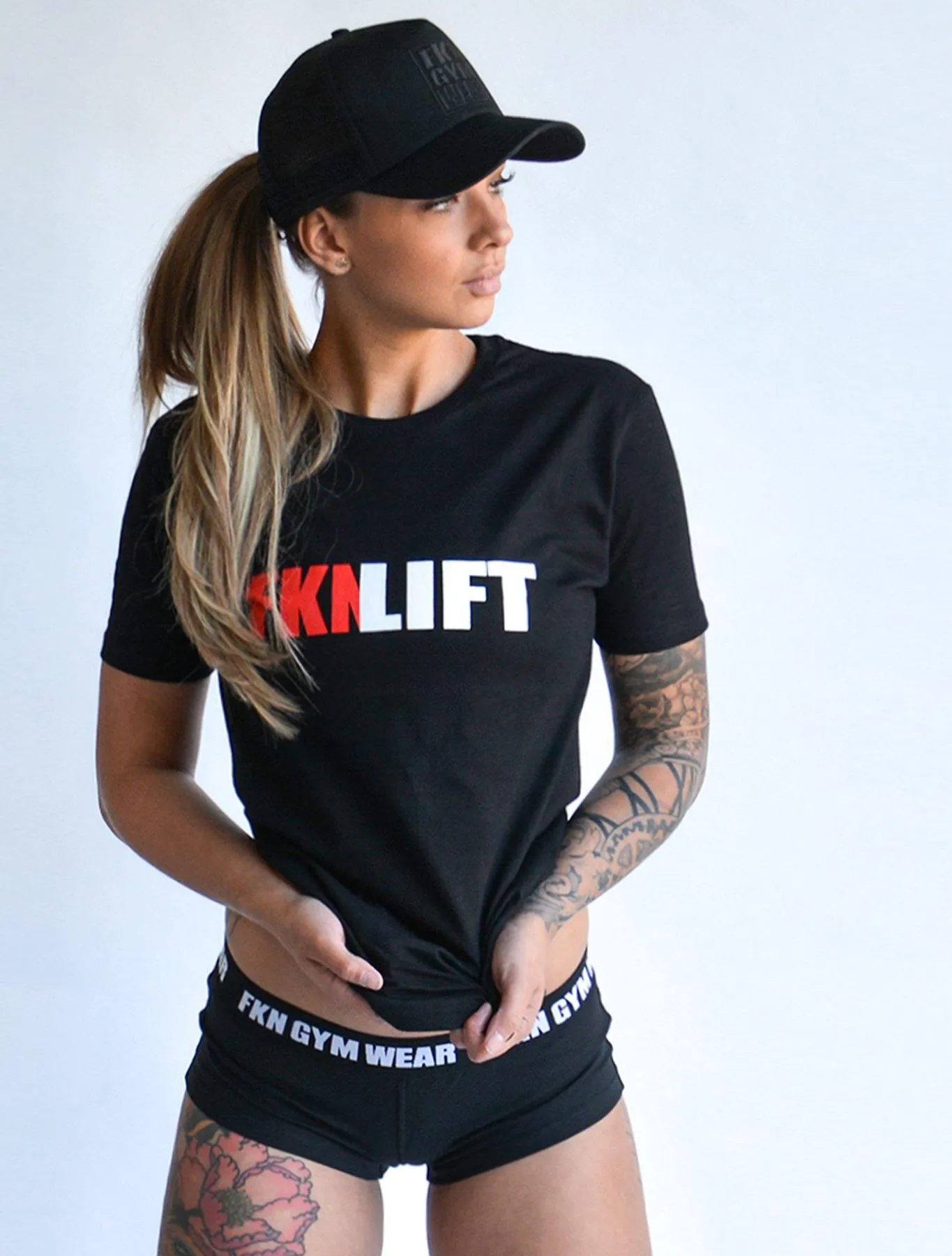 FKNLIFT | Women's Gym T-Shirt | Black