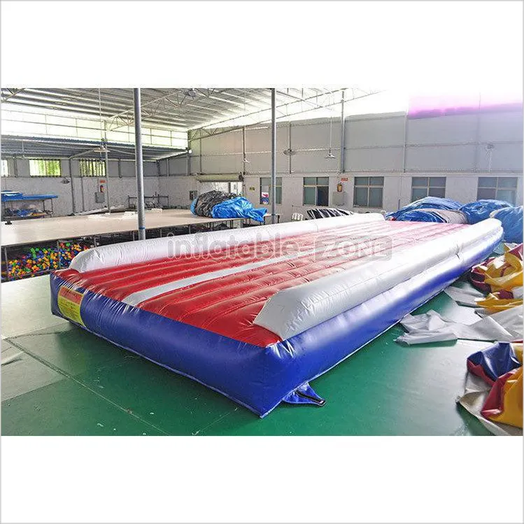 Flat Inflatable Gym Tumble Track Air Sealed Material Gym Mats