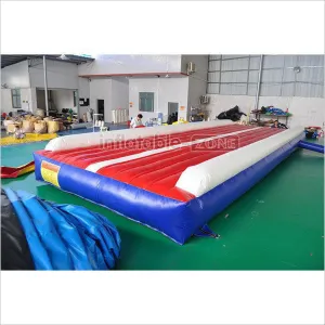 Flat Inflatable Gym Tumble Track Air Sealed Material Gym Mats