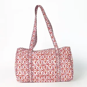 Fleur de Lis Rose Duffel Bag