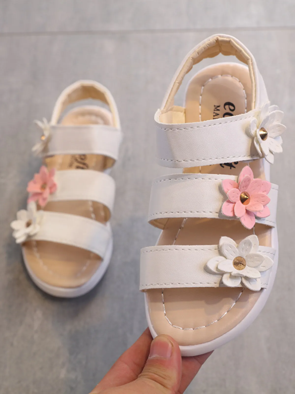 Flower Power Sandals By Liv and Mia