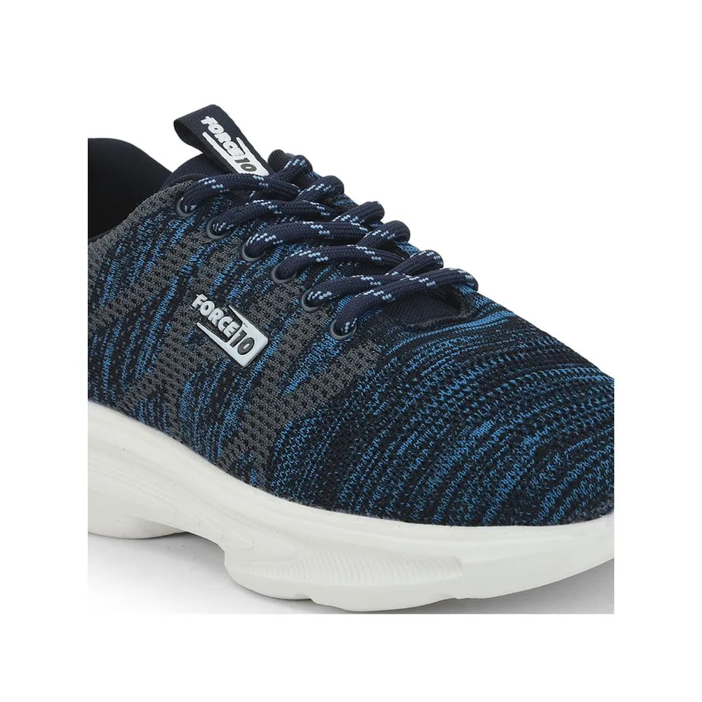 Force 10 Sports Lacing Shoe For Men (N.Blue) PRUDENT By Liberty