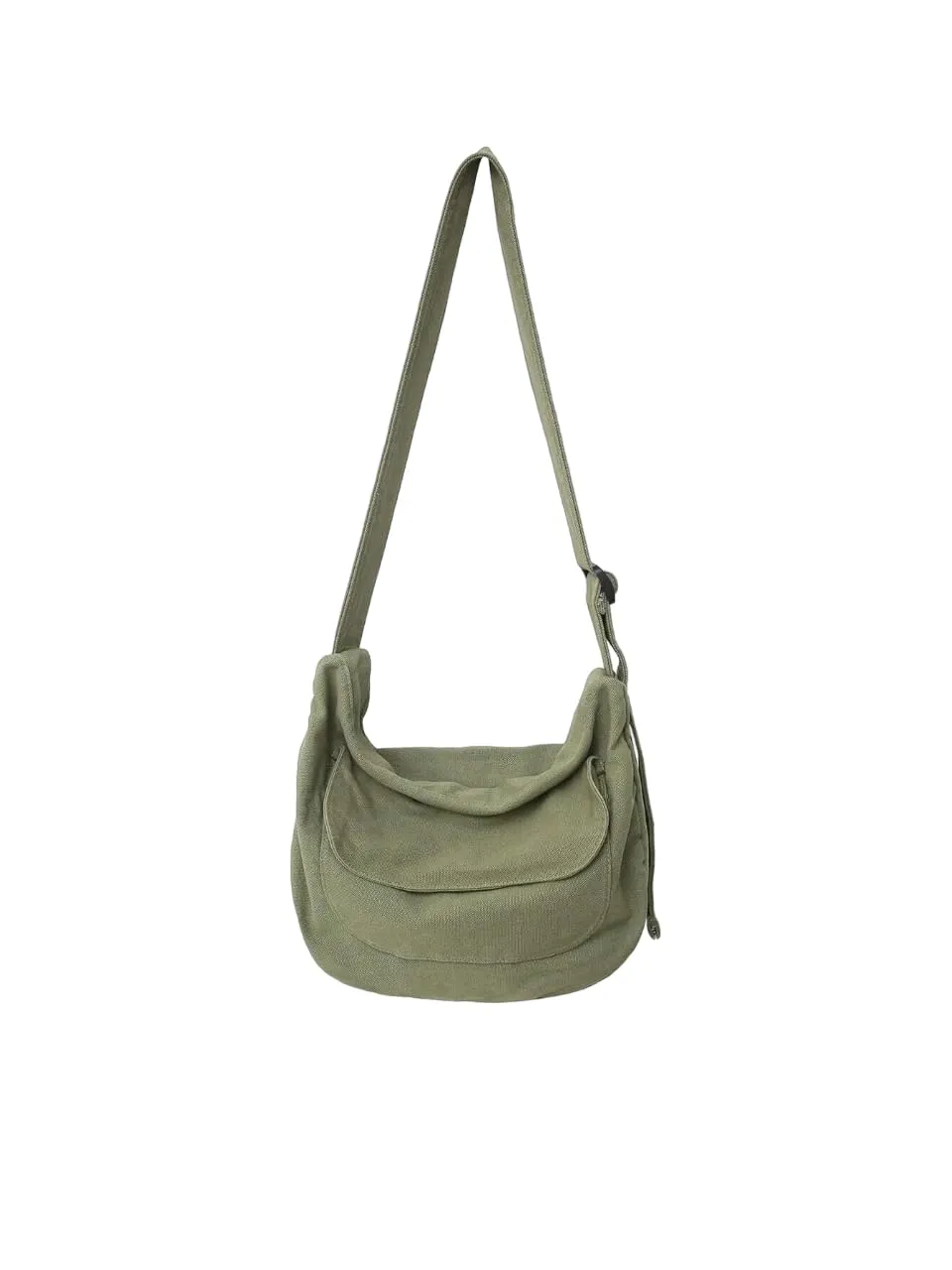 Glowic Unisex Green Hobo|Side Collage Bag(WBAG-89)