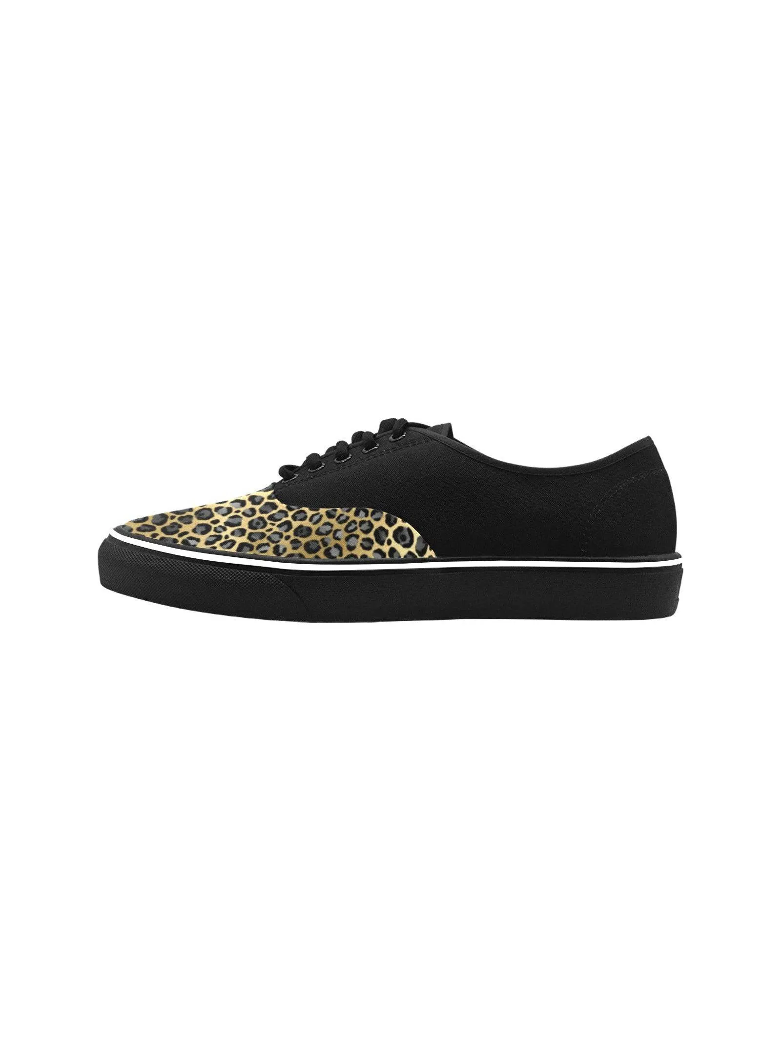 Gold Leopard Men's Creeper Sneakers