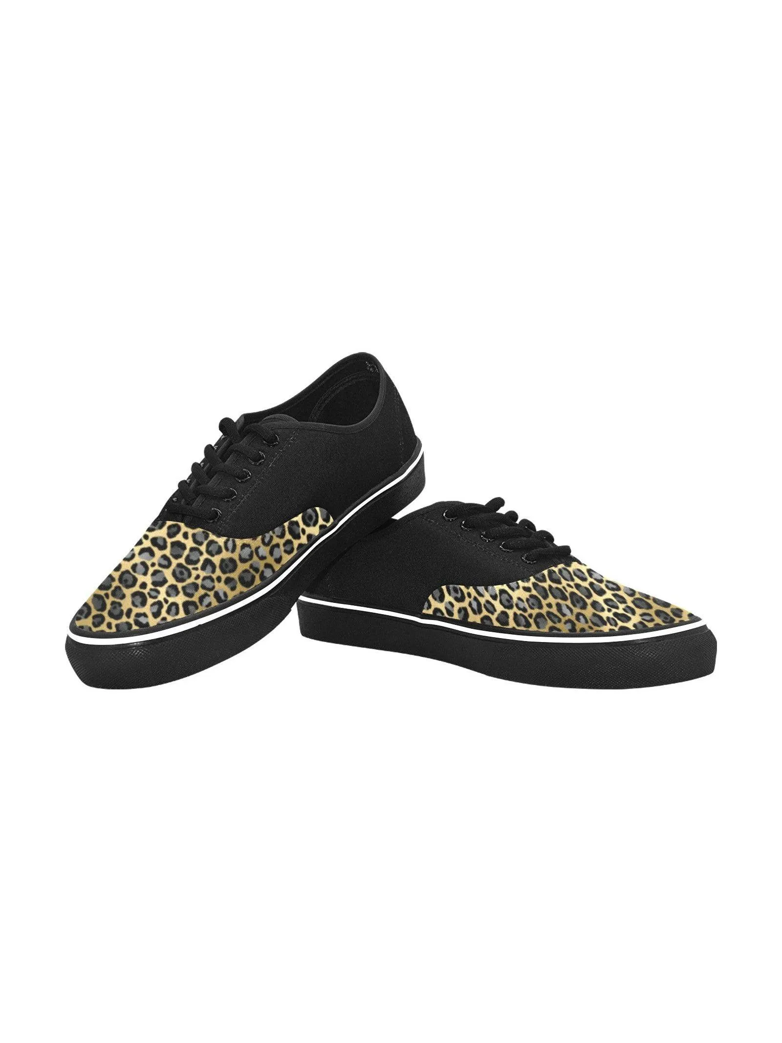 Gold Leopard Men's Creeper Sneakers