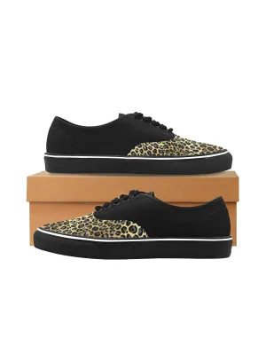 Gold Leopard Men's Creeper Sneakers