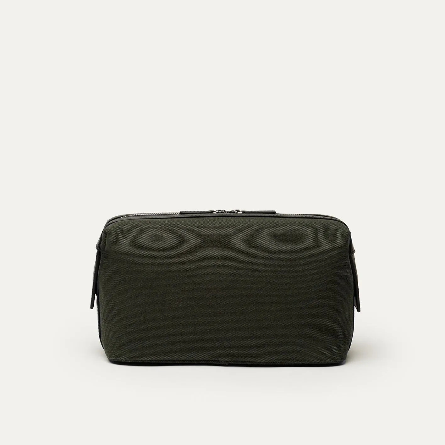 Green Kenyatta Organic Cotton Canvas Toiletry Bag - WANT LES ESSENTIELS