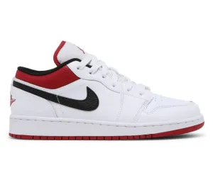 GS Nike Air Jordan 1 Low (White/Gym Red)