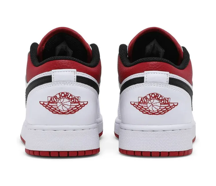 GS Nike Air Jordan 1 Low (White/Gym Red)