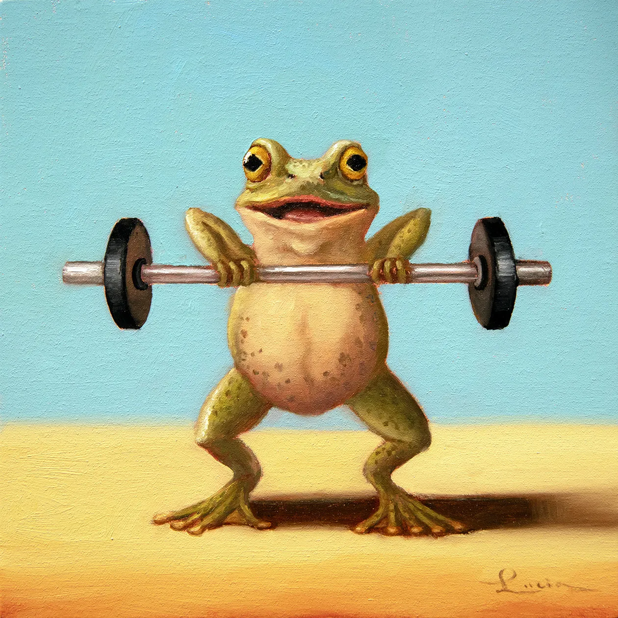 Gym Frog - Upright Row