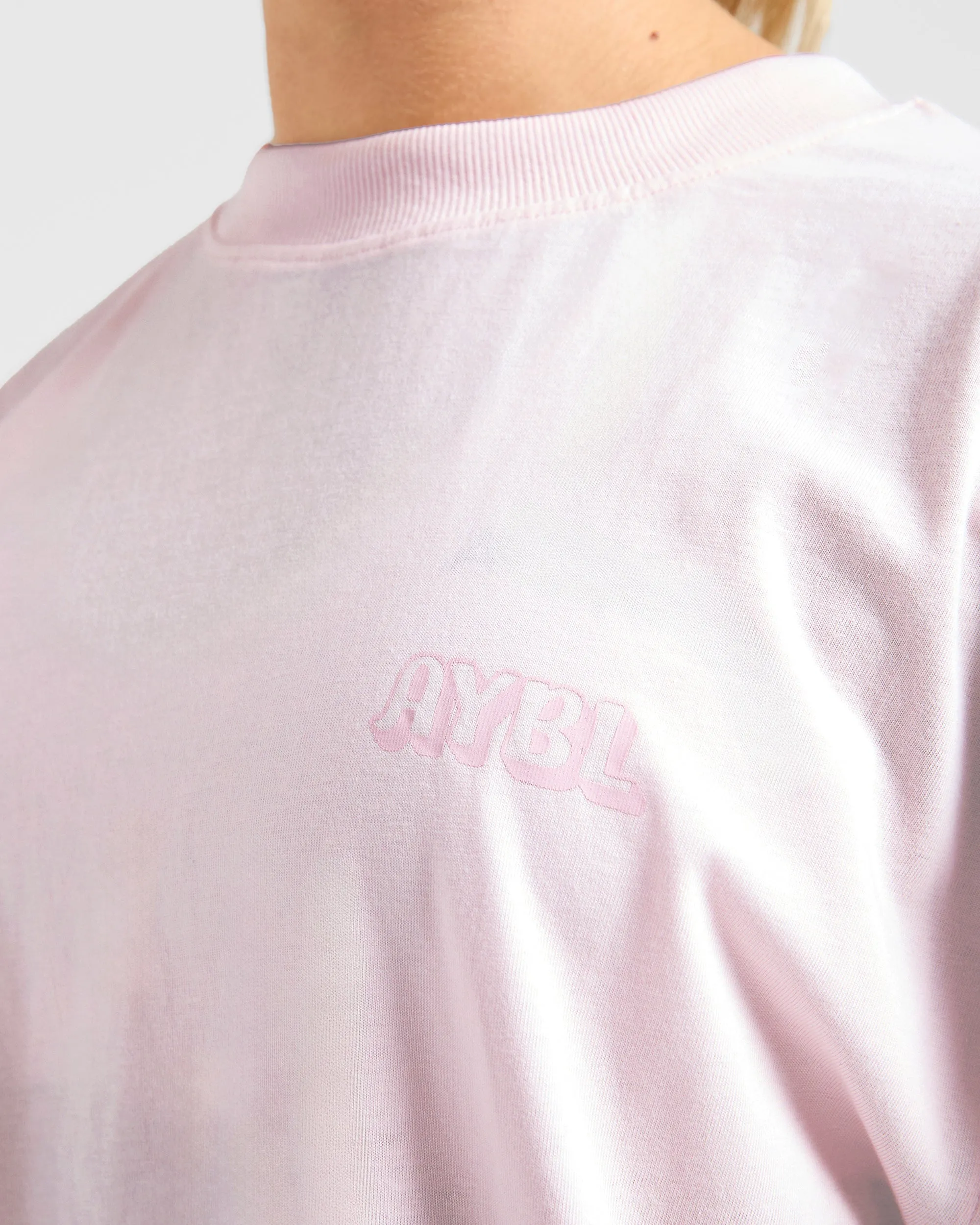 Gym Girl Era Oversized T Shirt - Pink