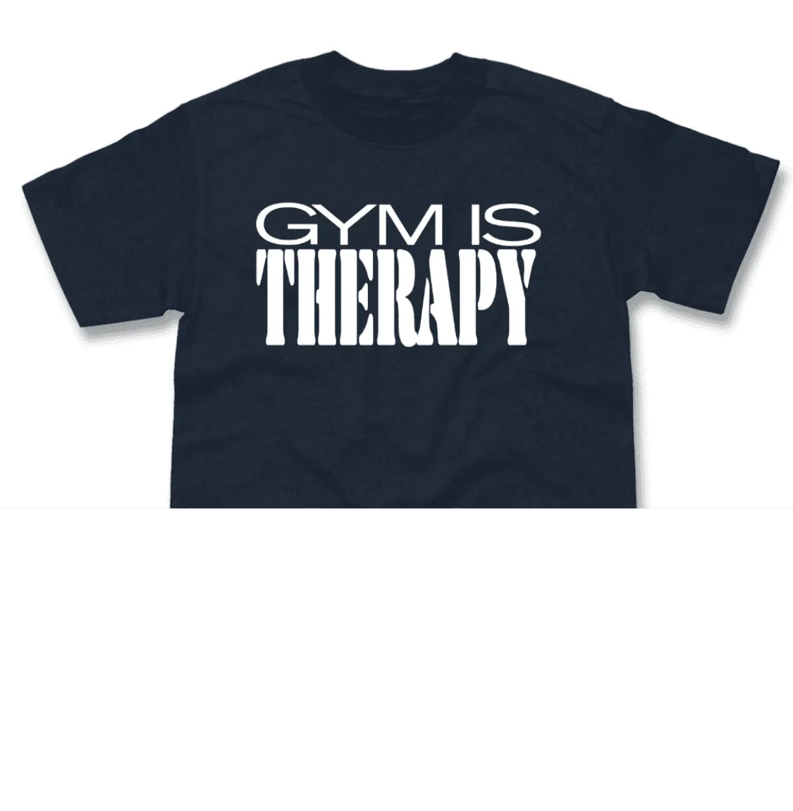 Gym Is Therapy Cropped Top