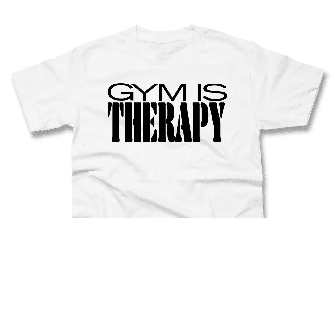 Gym Is Therapy Cropped Top