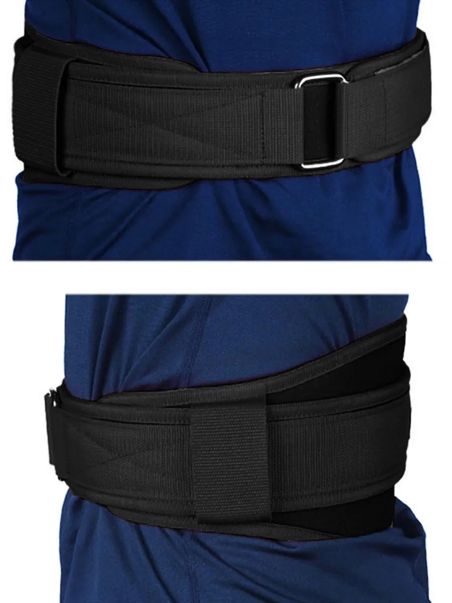 Gym Weight Lifting Belt - Black