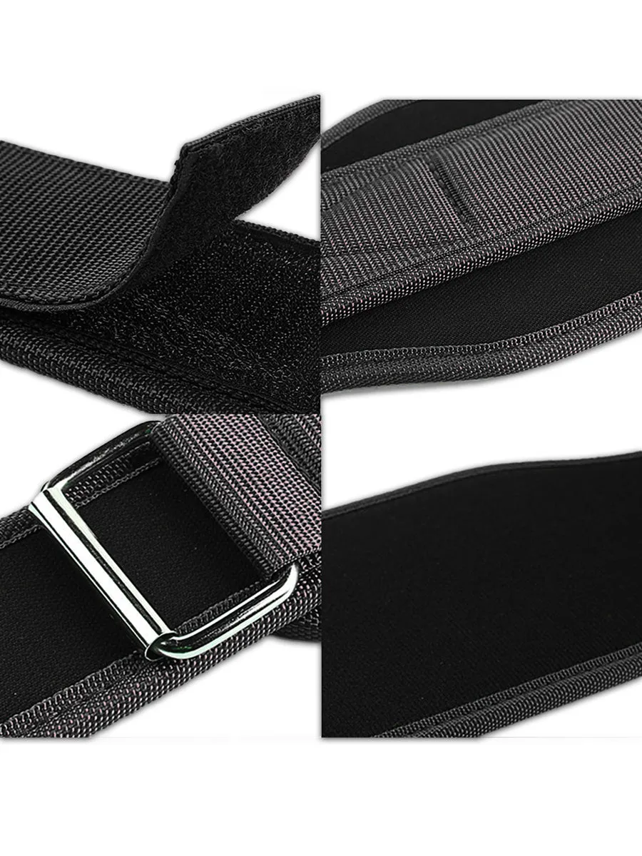 Gym Weight Lifting Belt - Black