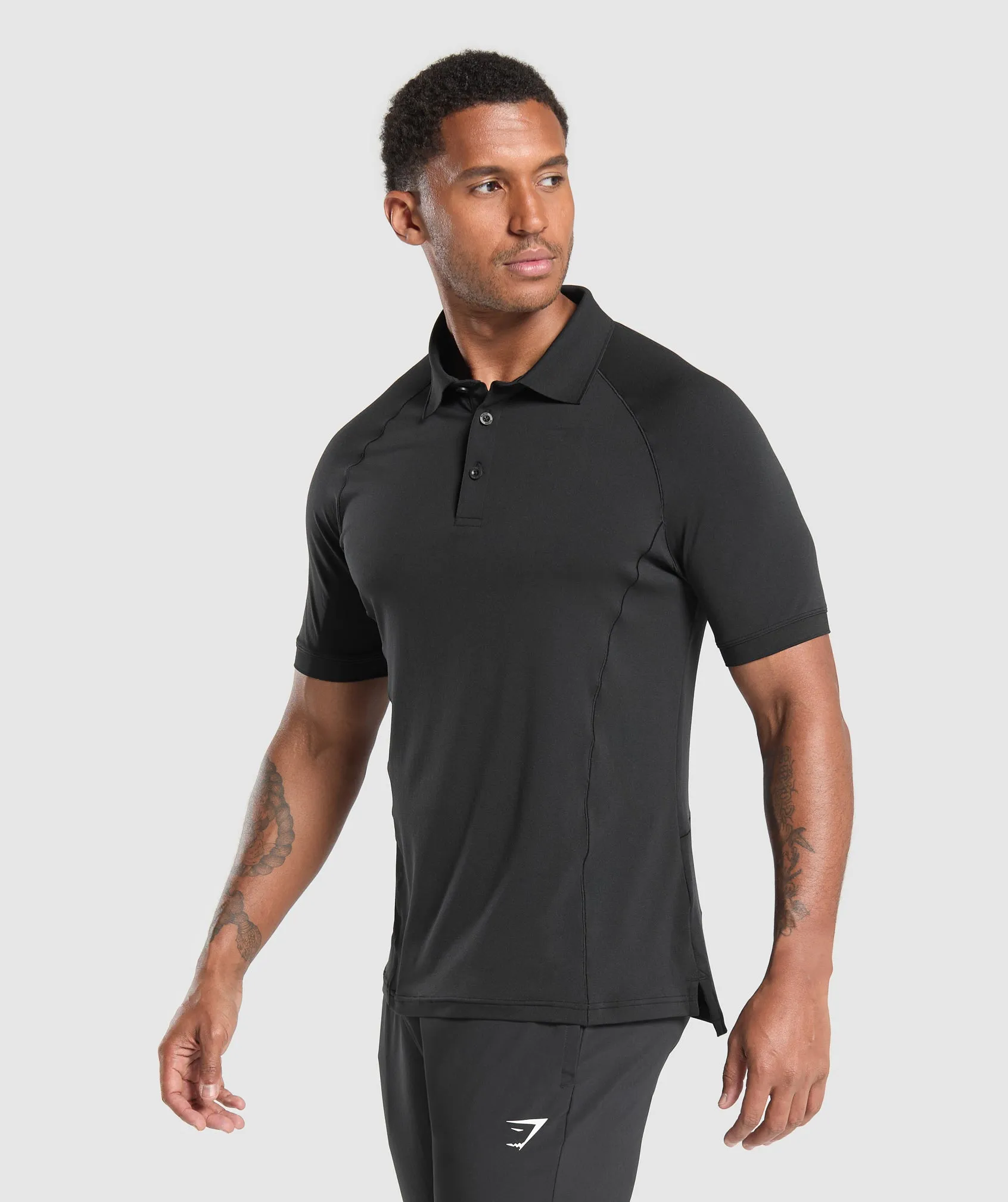 Gymshark Performance Polo Shirt - Black