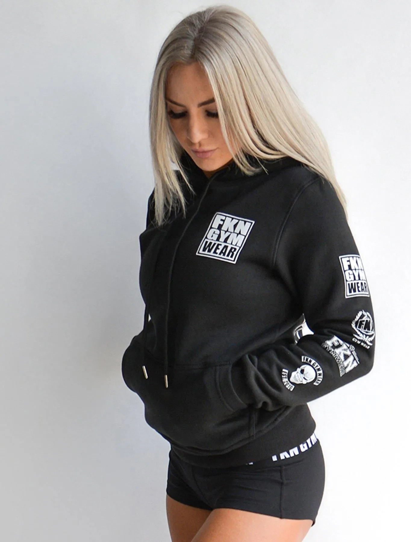 Heist | Women's Gym Hoodie | Black