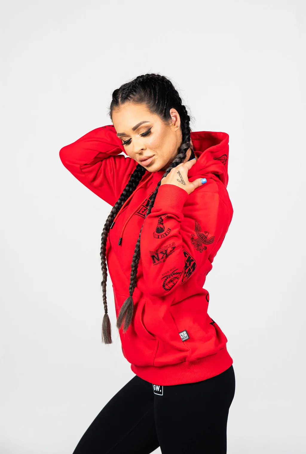 Heist | Women's Gym Hoodie | Red