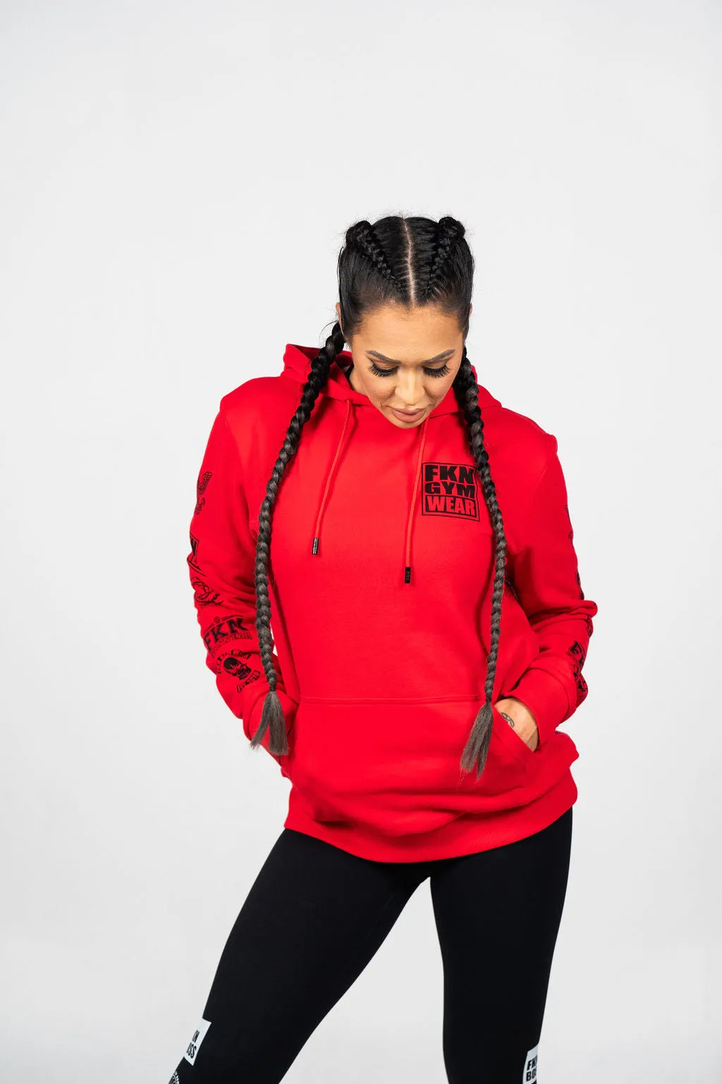 Heist | Women's Gym Hoodie | Red